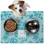 Lace Dog Food Mat - Medium w/ Name and Initial