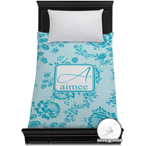 Custom Lace Duvet Cover - Twin XL (Personalized)