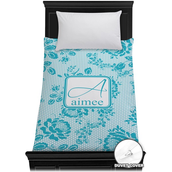 Custom Lace Duvet Cover - Twin (Personalized)