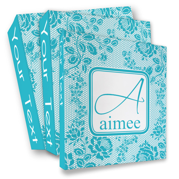 Custom Lace 3 Ring Binder - Full Wrap (Personalized)