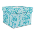 Lace Gift Box with Lid - Canvas Wrapped - Large (Personalized)