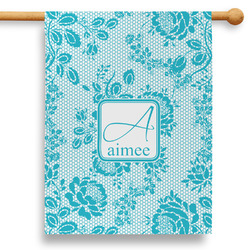 Lace 28" House Flag - Single Sided (Personalized)
