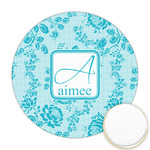 Lace Printed Cookie Topper - 2.5" (Personalized)