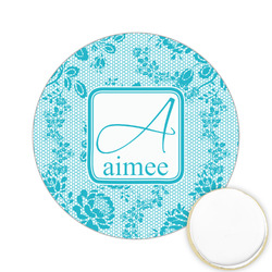 Lace Printed Cookie Topper - 2.15" (Personalized)