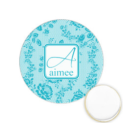 Lace Printed Cookie Topper - 1.25" (Personalized)