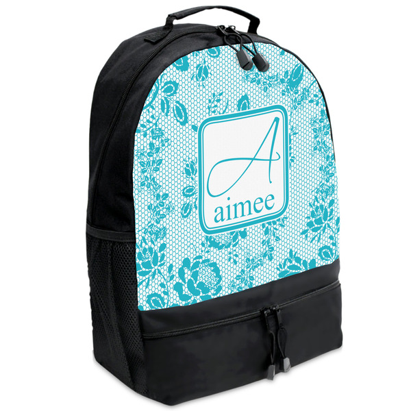 Custom Lace Backpacks - Black (Personalized)