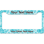 Lace License Plate Frame - Style B (Personalized)