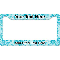 Lace License Plate Frame - Style B (Personalized)