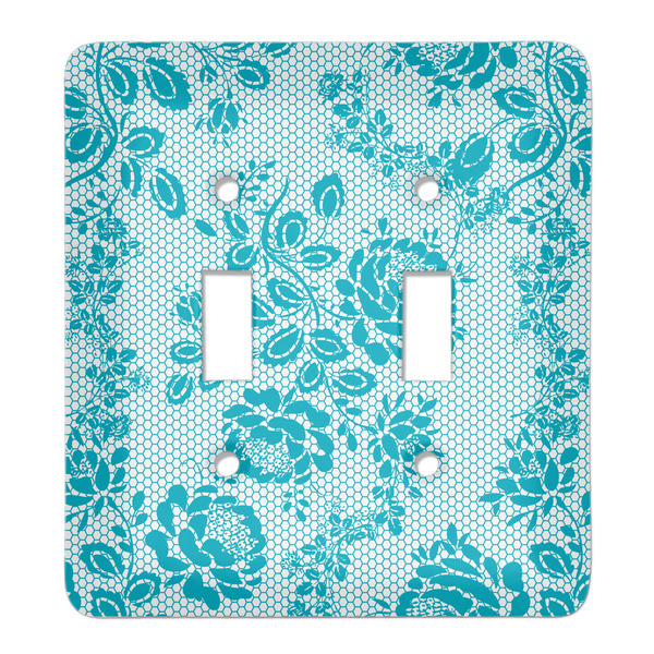 Custom Lace Light Switch Cover (2 Toggle Plate)