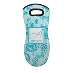 Lace Neoprene Oven Mitt w/ Name and Initial