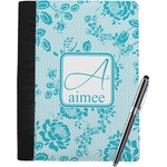 Lace Notebook Padfolio - Large w/ Name and Initial