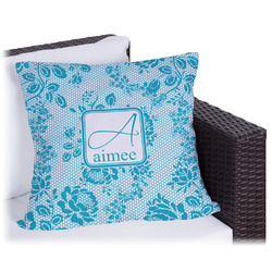 Lace Outdoor Pillow - 18" (Personalized)