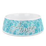 Lace Plastic Dog Bowl (Personalized)