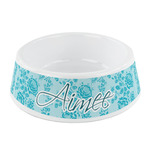 Lace Plastic Dog Bowl - Small (Personalized)