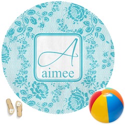 Lace Round Beach Towel (Personalized)