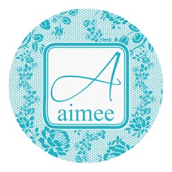 Lace Round Decal - Large (Personalized)