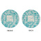 Lace Round Linen Placemats - APPROVAL (double sided)