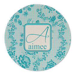 Lace Round Linen Placemat - Single Sided (Personalized)