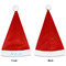 Lace Santa Hats - Front and Back (Single Print) APPROVAL