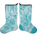 Lace Holiday Stocking - Double-Sided - Neoprene (Personalized)