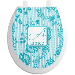 Lace Toilet Seat Decal (Personalized)