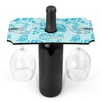 Lace Wine Bottle & Glass Holder (Personalized)