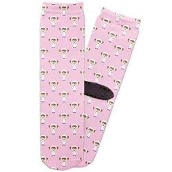 Girls Astronaut Adult Crew Socks