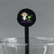 Girls Astronaut Black Plastic 7" Stir Stick - Round - Main