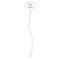 Girls Astronaut Clear Plastic 7" Stir Stick - Oval - Single Stick