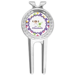 Girls Astronaut Golf Divot Tool & Ball Marker (Personalized)