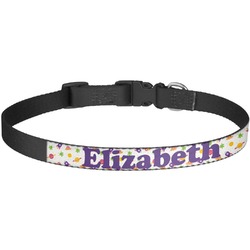 Girls Astronaut Dog Collar - Large (Personalized)