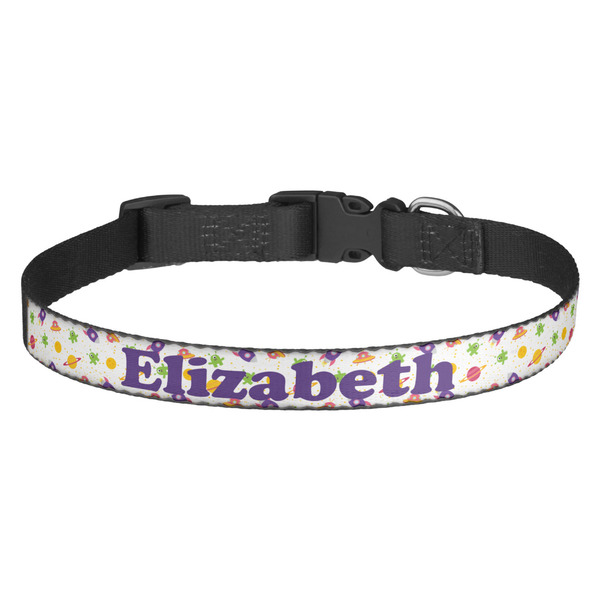 Custom Girls Astronaut Dog Collar - Medium (Personalized)