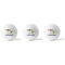 Girls Astronaut Golf Balls - Titleist - Set of 3 - APPROVAL