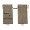 Girls Astronaut Large Burlap Gift Bags - Front Approval