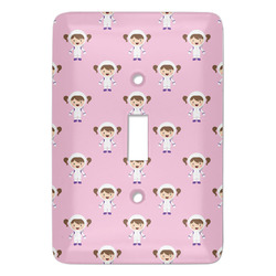 Girls Astronaut Light Switch Cover (Single Toggle)