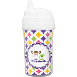 Girls Astronaut Toddler Sippy Cup (Personalized)