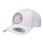 Girls Astronaut Trucker Hat - White (Personalized)