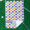 Girls Astronaut Waffle Weave Golf Towel - In Context