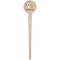 Girls Astronaut Wooden 4" Food Pick - Round - Single Pick