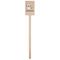 Girls Astronaut Wooden 6.25" Stir Stick - Rectangular - Single Stick