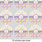 Girl's Space & Geometric Print 2" Multipurpose Round Labels - Sheet