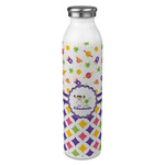 Girl's Space & Geometric Print 20oz Stainless Steel Water Bottle - Full Print (Personalized)