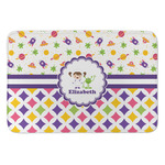 Girl's Space & Geometric Print Anti-Fatigue Kitchen Mat (Personalized)