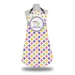 Girl's Space & Geometric Print Apron w/ Name or Text