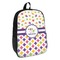 Girl's Space & Geometric Print Backpack - angled view