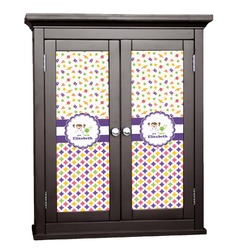 Girl's Space & Geometric Print Cabinet Decal - Small (Personalized)