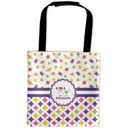 Girl's Space & Geometric Print Auto Back Seat Organizer Bag (Personalized)