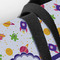 Girl's Space & Geometric Print Closeup of Tote w/Black Handles