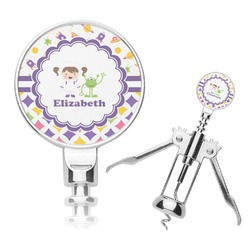 Girl's Space & Geometric Print Corkscrew (Personalized)