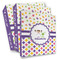 Girl's Space & Geometric Print Full Wrap Binders - PARENT/MAIN